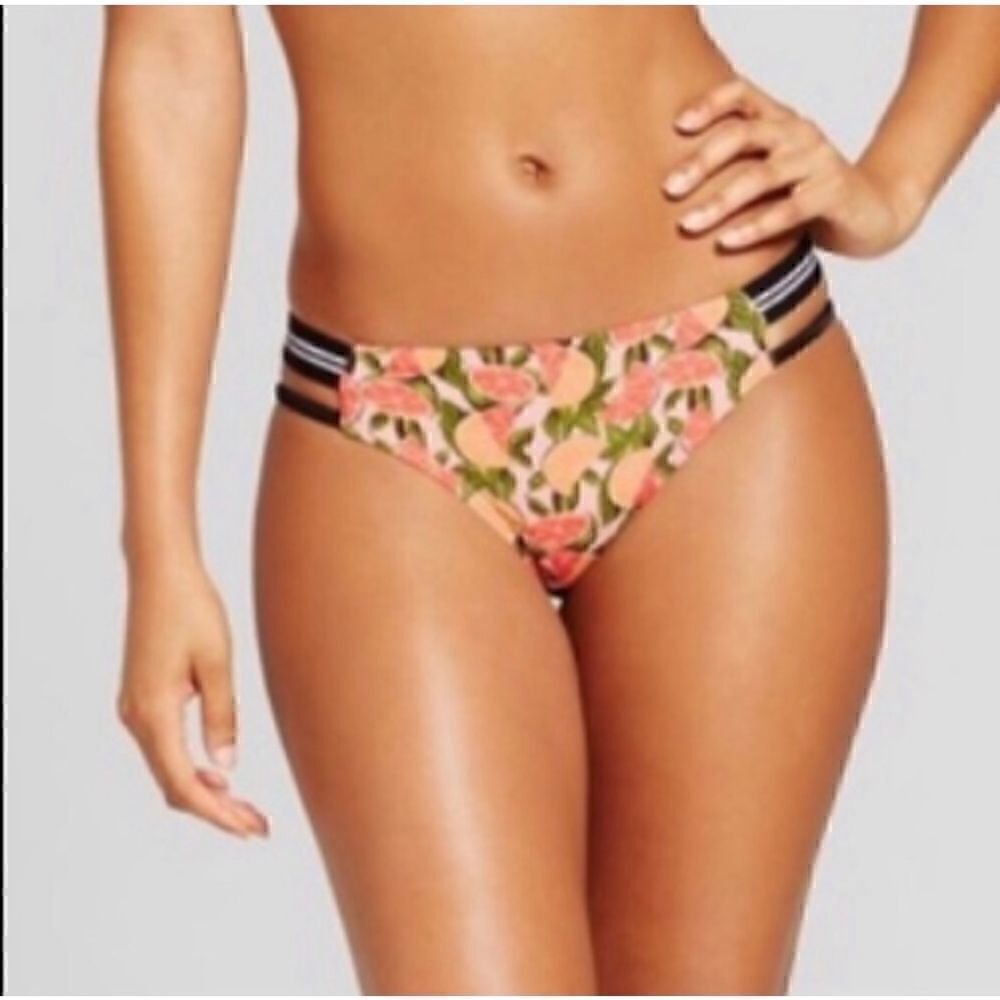 Xhilaration size small citrus fruit swim bikini bottoms